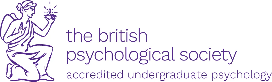 British Psychological Society Accreditation Logo..