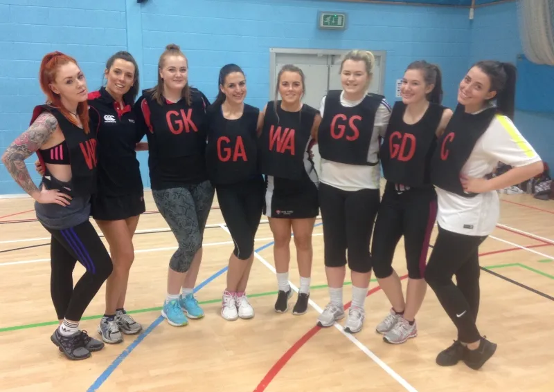 Amy Horsfield Netball players.
