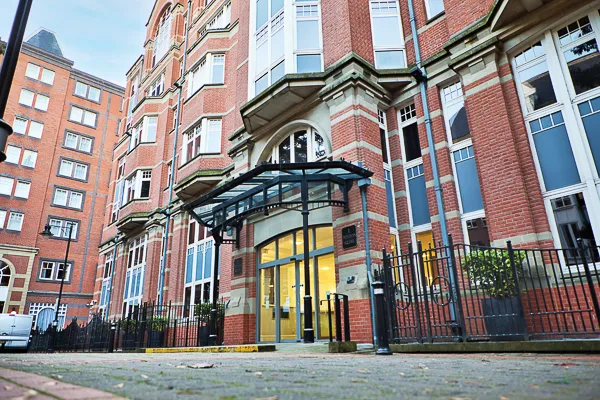 Entrance to Leeds Trinity University City Campus.