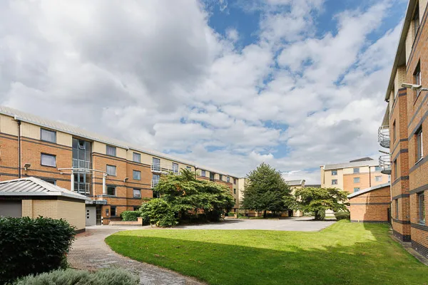 Exterior photograph of Clarence Dock Village.