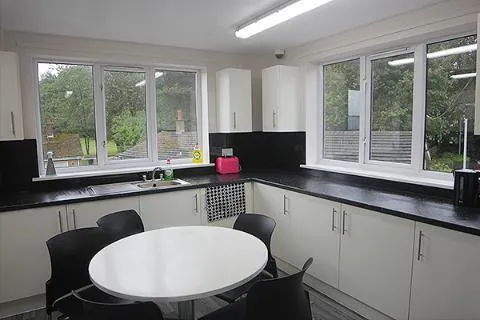 The kitchen in Kirkstall Hall.