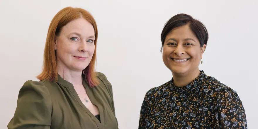 CAPE Alliance co-founders Professor Leigh Hoath and Heena Dave.