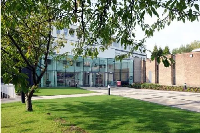 Leeds Trinity Campus front of atrium view.